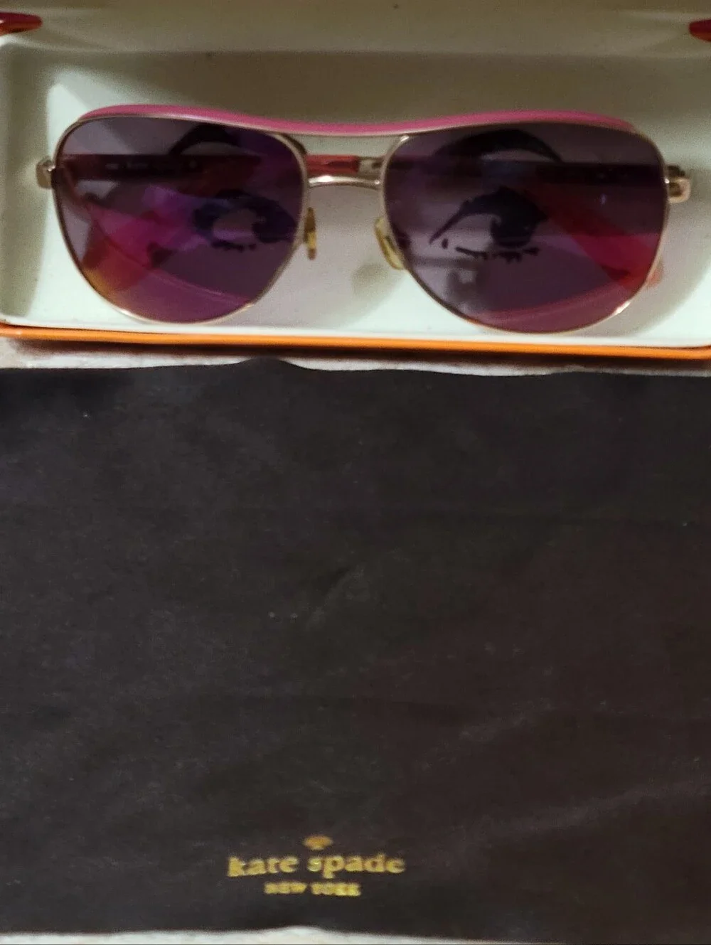 KATE SPADE DUSTY AVIATOR SUNGLASSES